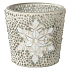 Yankee Candle Twinkling Snowflake candlestick for votive candle 8 x 8 cm