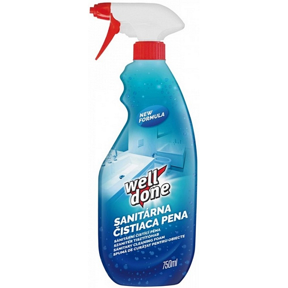 Well Done Sanitary Cleaning Foam 750 ml Spray