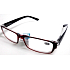 Berkeley Reading Prescription Glasses +2.0 plastic burgundy black side 1 piece MC2062