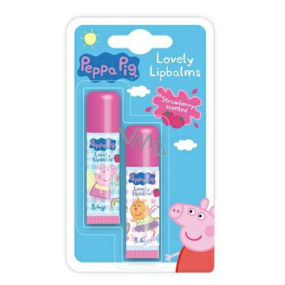 Peppa Pig - Piggy Pepa Lip Balm Strawberry and Vanilla 2 x 4.2 g
