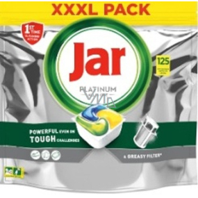 Jar Platinum All in One Lemon dishwasher capsules 125 pieces