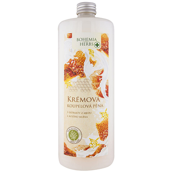 Bohemia Gifts Honey and Goat Milk Creamy Bath Foam 1 l