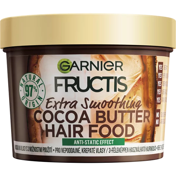 Garnier Fructis Cocoa Butter Hair Food Mask for unruly and frizzy hair 400 ml