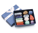 7 chakras set of 14 pieces box energetic - symbol