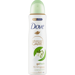 Dove Advanced Care Cucumber Antiperspirant Spray, 150 ml