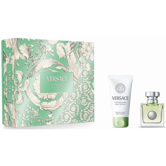 Versace Versense Pour Femme toaletní voda 30 ml + tělové mléko 50 ml, dárková sada pro ženy