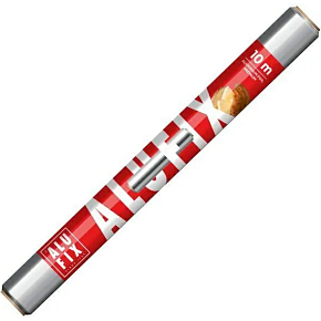 Alufix extra strong aluminum foil strength 15 µ, width 30 cm, length 10 m