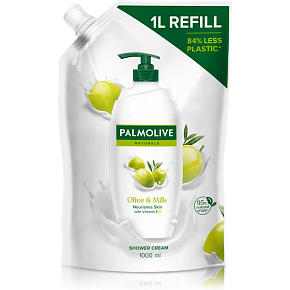 Palmolive Naturals Shower Gel Olive & Milk Refill, 1,000 ml