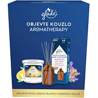 Glade Aromatherapy gift set (candle 170 g + fragrance sticks 80 ml)