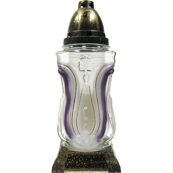 Rolchem Glass lamp 26 cm Z-35