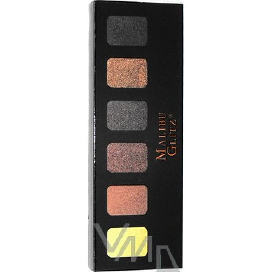 Diva & Nice Malibu Glitz eye shadow 0305-4 8.8 g, cosmetic set
