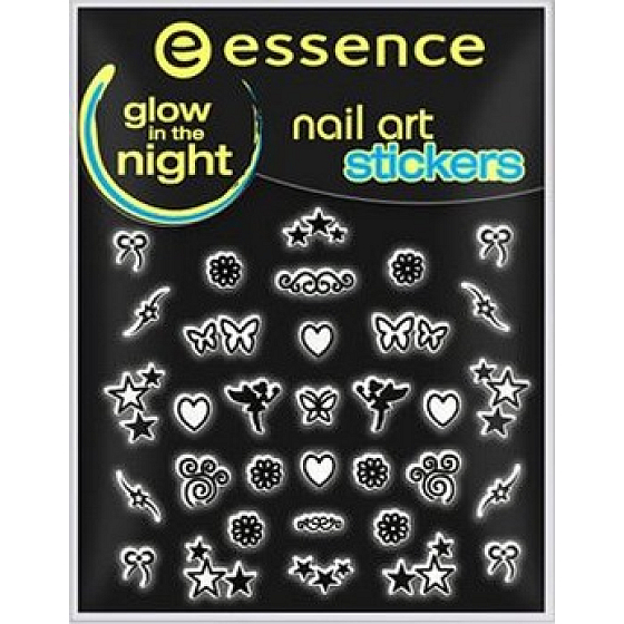 Essence Nail Art Sticker nail stickers 12 Glow In The Night 1 sheet