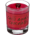 Bomb Cosmetics Chilli and Chocolate Glass Candle Scented natural, handmade candle in glass burns for up to 35 hours