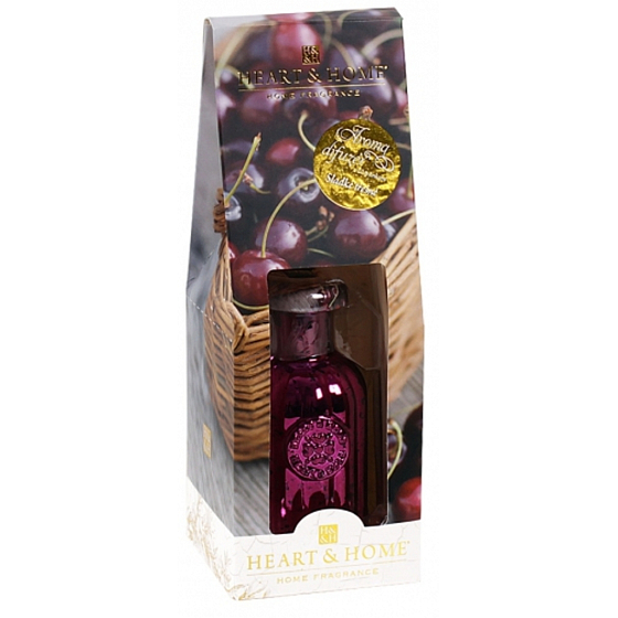 Heart & Home Sweet cherries diffuser 12 sticks 90 ml