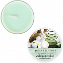 Heart & Home Soothing Aloe Soy Scented Candle in a cup burns up to 12 hours 36g