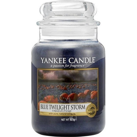 Yankee Candle Blue Twilight Storm - Twilight before the storm scented candle Classic large glass 623 g