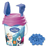 Mondo Frozen Sand bucket set with strainer, rake, shovel and muffin