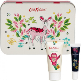 Heathcote & Ivory Magical Woodland hand cream 50 ml + lip balm 10 ml + tin box, cosmetic set
