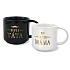 Nekupto Pair of mugs Super Dad and Super Mom 2 x 350 ml