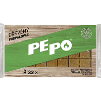 PE-PO Wooden Firestarter, 32 Starters, Box