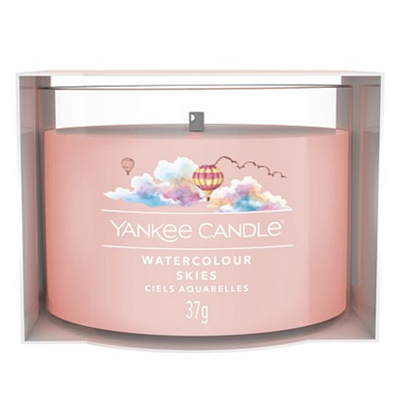 Yankee Candle Watercolour Skies - Watercolour sky scented candle votive glass 37 g