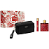 Versace Eros Flame Eau de Parfum 100 ml + travel spray 10 ml + cosmetic bag, gift set for men