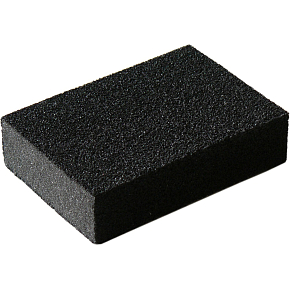 Spokar sanding sponge, 4-sided, dimensions 100 x 70 x 27 mm, grit 60 Spokar sanding sponge, 4-sided, dimensions 100 x 70 x 27 mm, grit 60