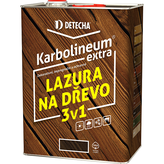 Karbolineum Extra 3v1 wood stain, palisander, 8 kg