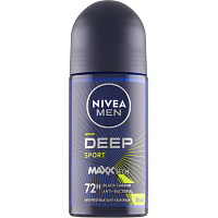 Nivea Men Deep Sport Roll-On Antiperspirant, 50 ml