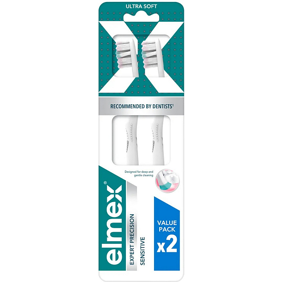 Elmex Expert Precision Sensitive Toothbrushes for Sensitive Teeth, 2 pcs