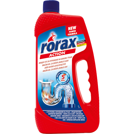 Rorax 2in1 Gel Drain Cleaner, 1 l
