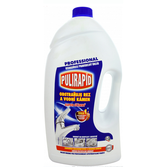 Pulirapid Classico for Rust and Limescale Liquid Cleaner 5 L