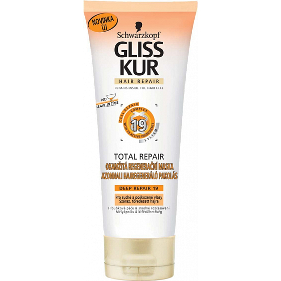 Gliss Kur Total Repair instant regenerating hair mask 200 ml