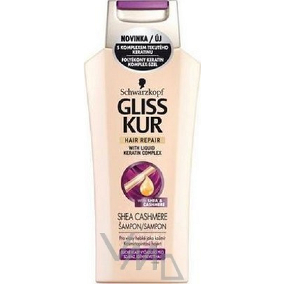 Gliss Kur Shea Cashmere Regenerating Hair Shampoo 250 ml