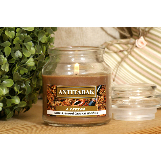 Lima Aroma Dreams Antitabac Scented Candle Glass Jar with Lid 120 g