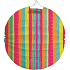 Lantern Round striped 21 cm 1 piece 9077