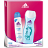 Adidas Cool & Care 48h Fresh Cooling antiperspirant deodorant spray for women 150 ml + Fresh shower gel 250 ml, cosmetic set