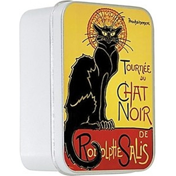 Le Blanc Rose - Chat Noir natural solid soap in a box 100 g