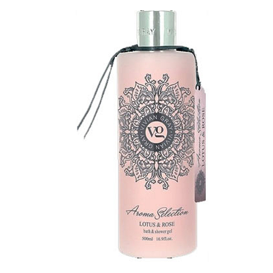 Vivian Gray Aroma Selection Lotus & Rose luxury creamy shower gel 500 ml