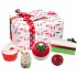 Bomb Cosmetics Christmas ballistic kiss 160 g + block 50 g + ball 30 g + cup 180 g + soap 160 g, cosmetic set