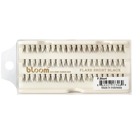 Bloom Natural Natural Hair Clips Tuft Clips, Short with Knot Flare Short 60 pieces