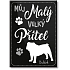 Nekupto Pets magnet Bulldog 66 x 90 x 2 mm