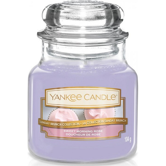 Yankee Candle Sweet Morning Rose Classic small glass 104 g