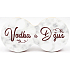 Nekupto Double Cork Coaster Vodka and Juice 19 x 9.5 x 0.3 cm
