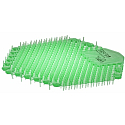 Fre Pro Wave 3D Cucumber and watermelon scented urinal strainer green 2 pieces