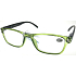 Berkeley Reading Prescription Glasses +1.5 plastic transparent green, black sides 1 piece MC2166