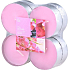 Bolsius Aromatic Pink Orchid - Pink orchid maxi scented tea candles 8 pieces, burning time 8 hours