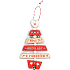 Albi Wooden tree ornament I love you 13 cm
