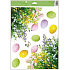Window film without glue corner with eggs 42 x 30 cm