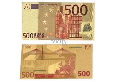 Talisman Gold plastic banknote 500 EUR